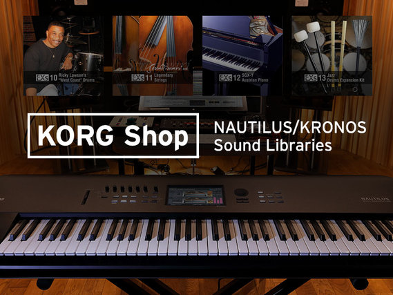 NAUTILUS/KRONOS Sound Libraries im KORG Shop