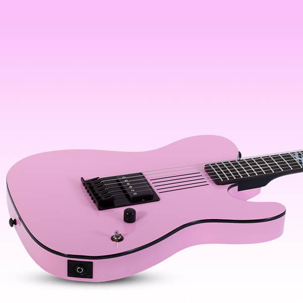Mgk schecter pink guitar cheap